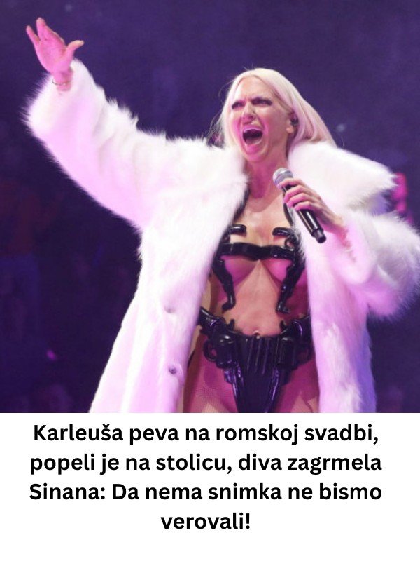PJEVA NA R0MSK0J SVADBl: Karleuša zagrmela Sinana: Da nema snimka ne bismo verovali!